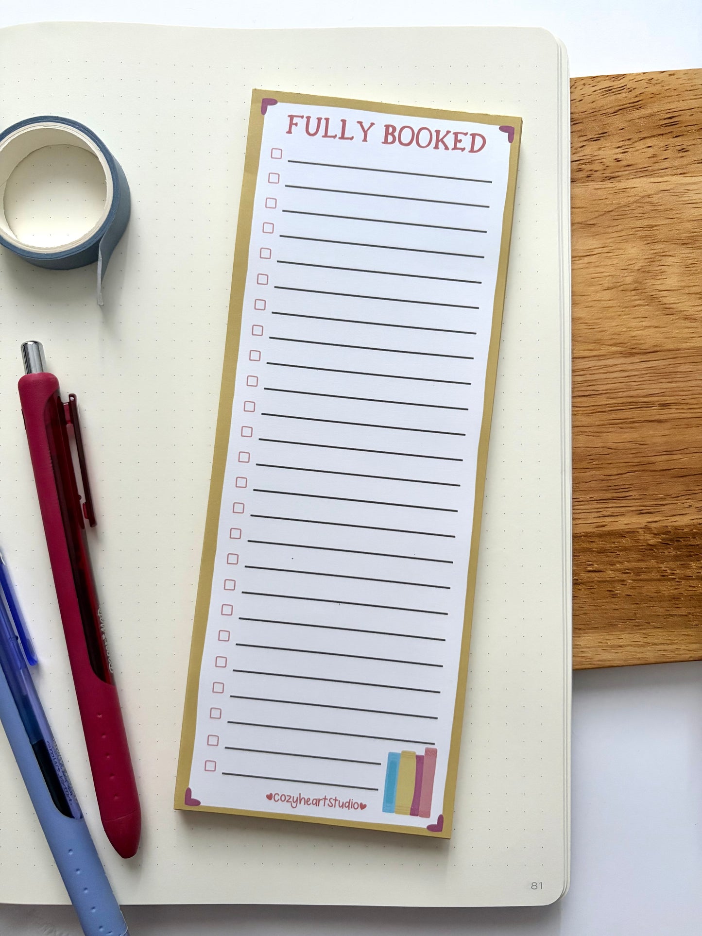Fully Booked Notepad