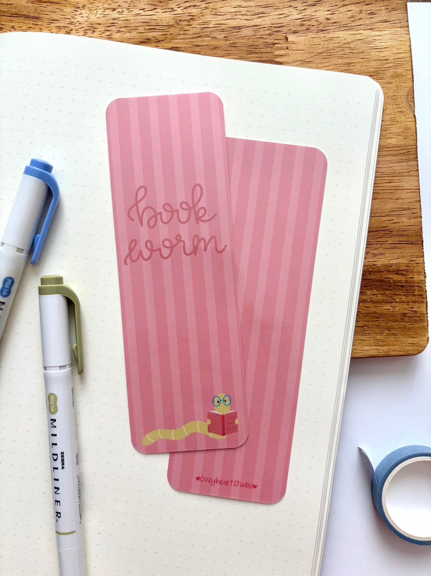 Bookworm Bookmark