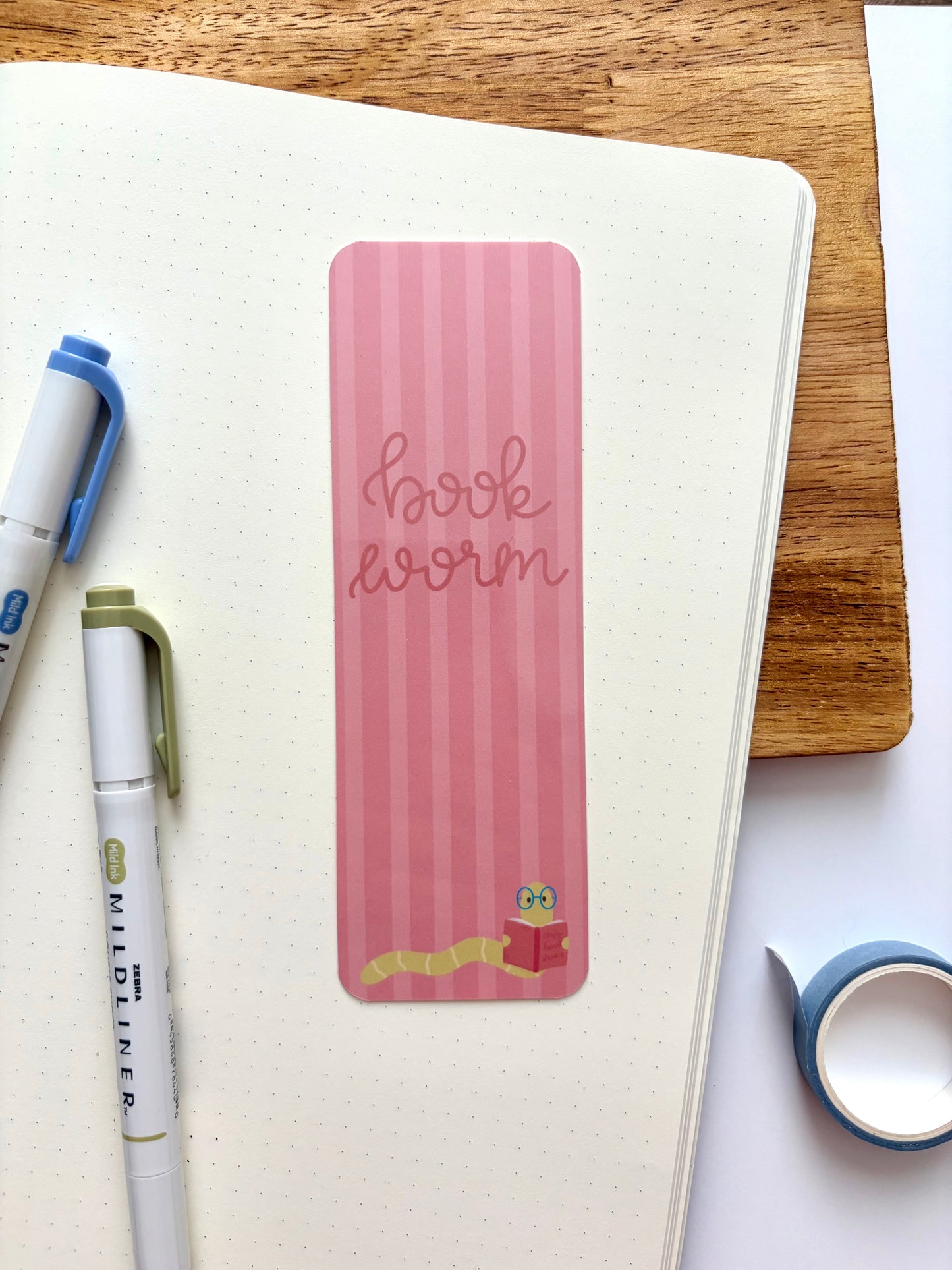 Bookworm Bookmark