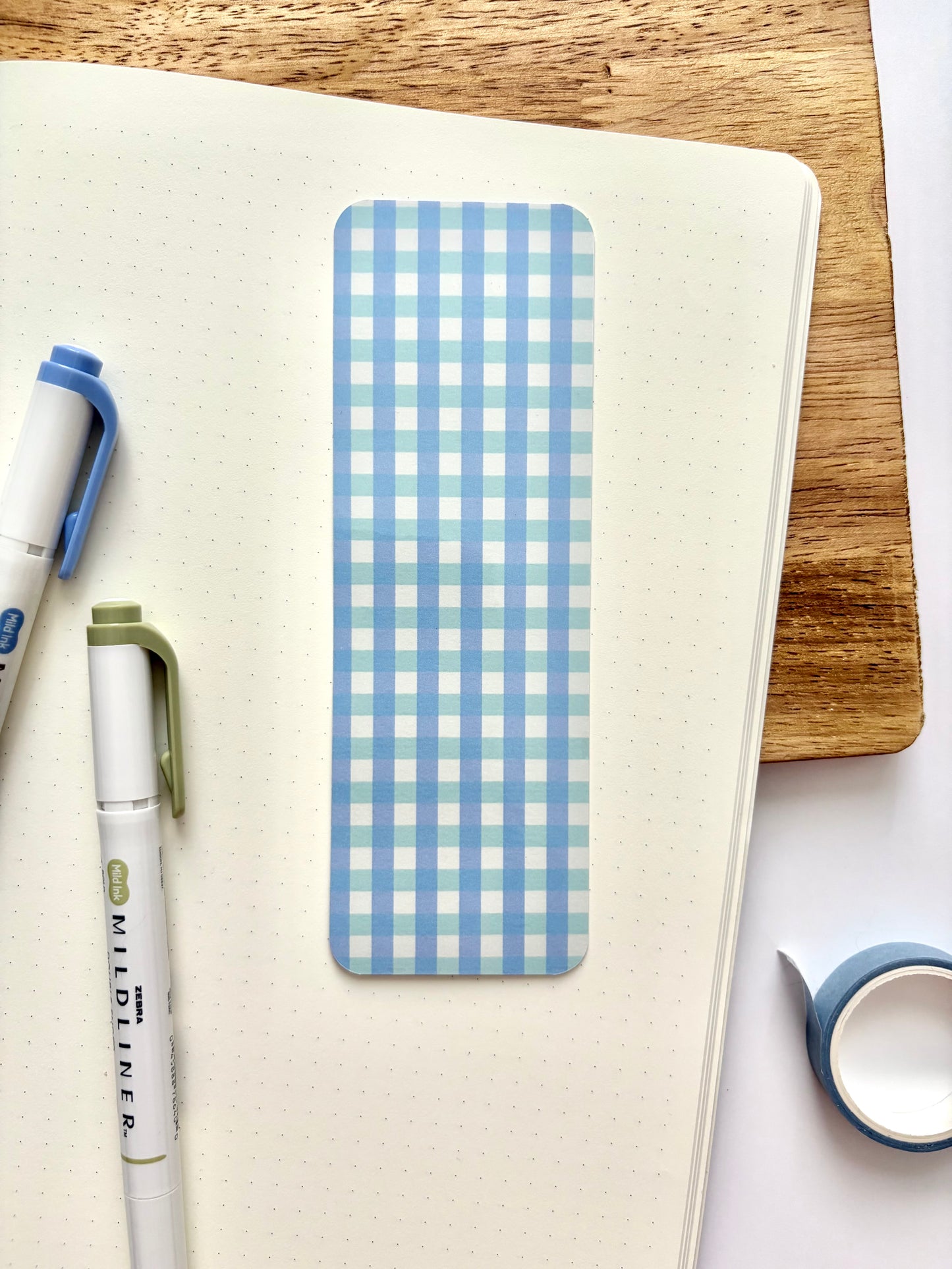Plaid & Striped Bookmark