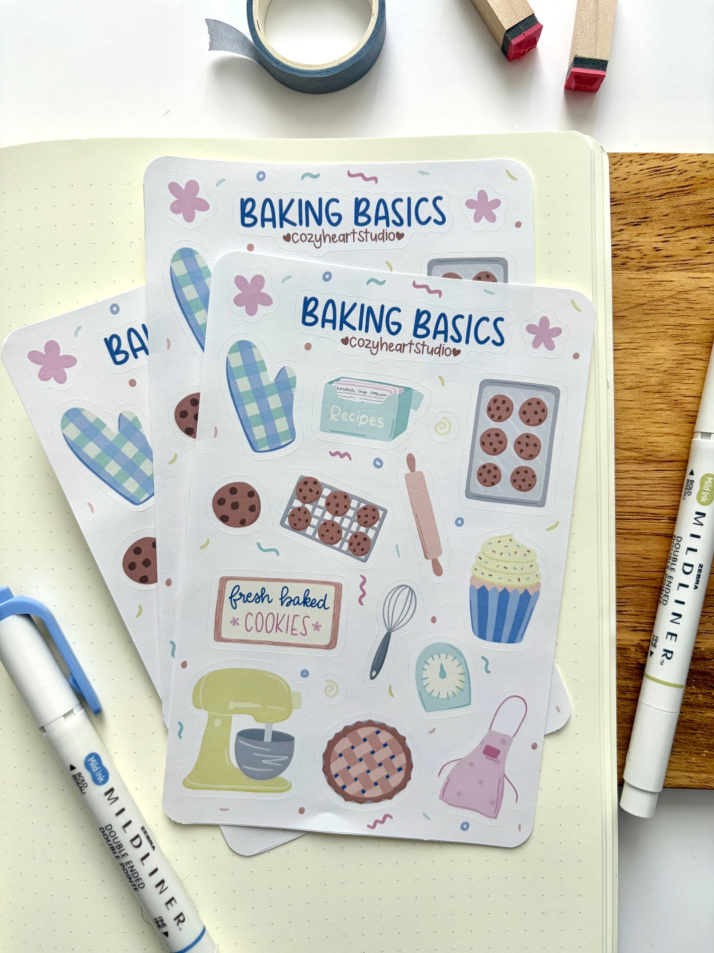 Baking Basics Sticker Sheet