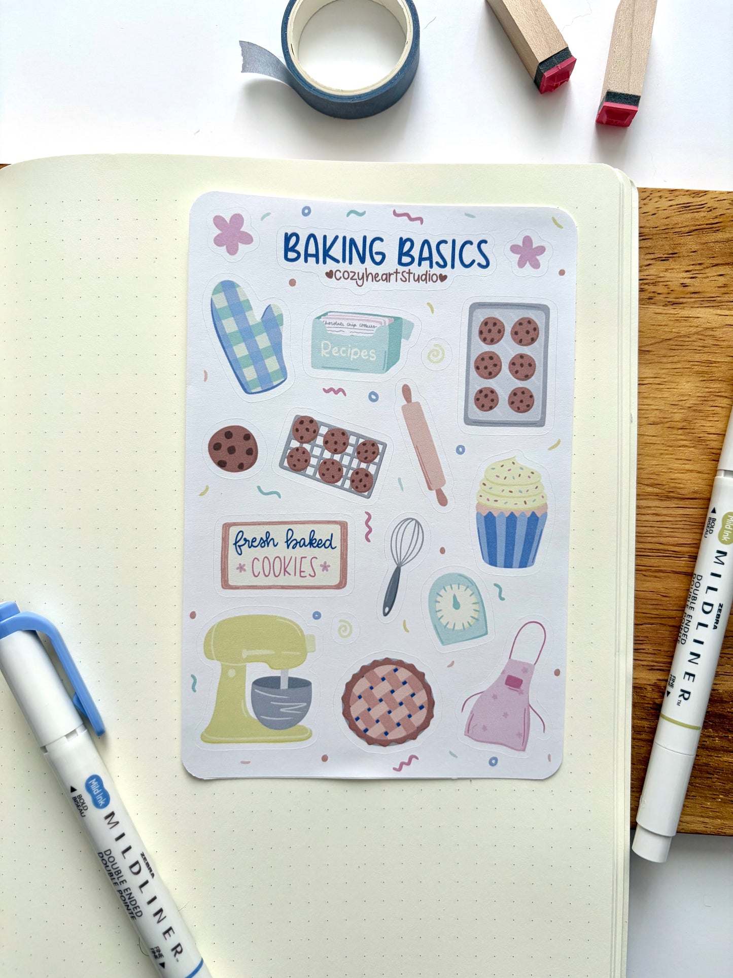 Baking Basics Sticker Sheet
