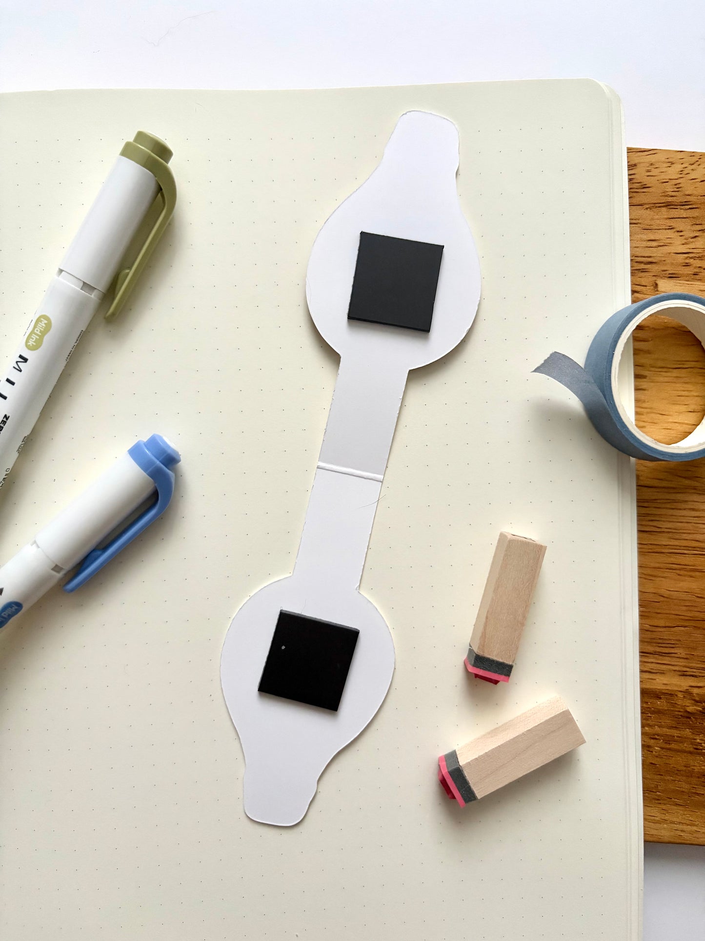 Hot Air Balloon Magnetic Bookmark